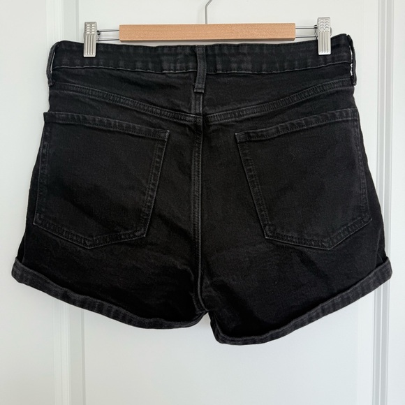 OLD NAVY | Black O.G High Rise Shorts - Picture 2 of 7